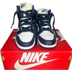 Nike Dunk High | Kids | Sz 13c | Navy | Good Condition